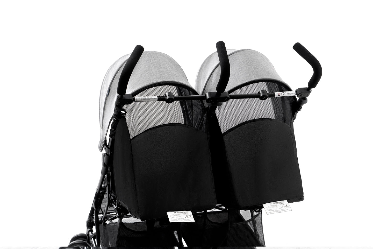 Opal Double Compact Stroller - Sapphire Grey